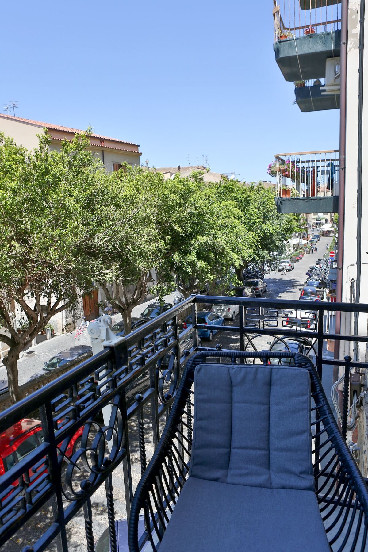 Balcone su Cefalù